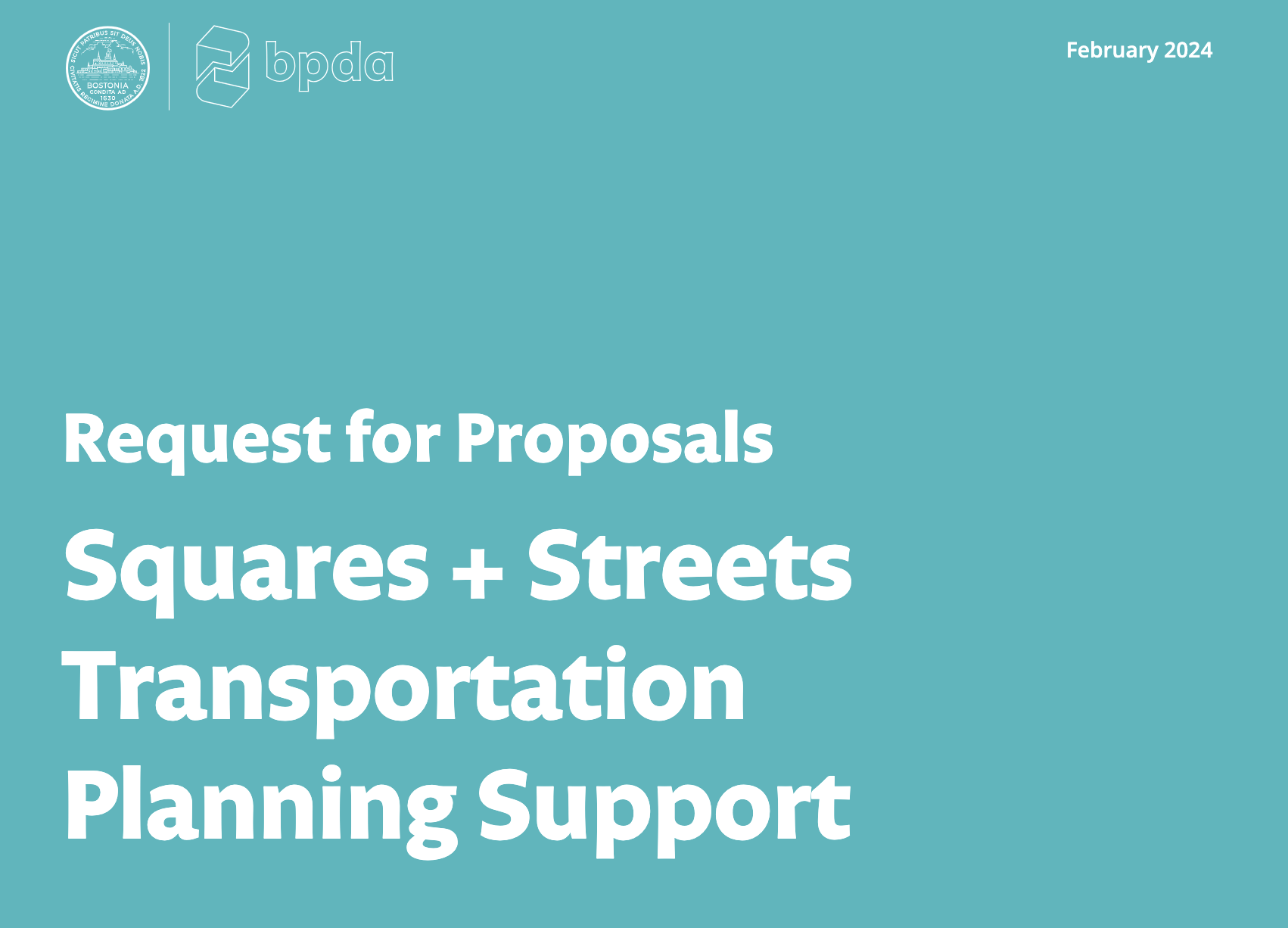 BRA Squares + Streets Transportation Planning Support